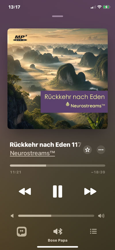 Rückkehr nach Eden auf dem Handy